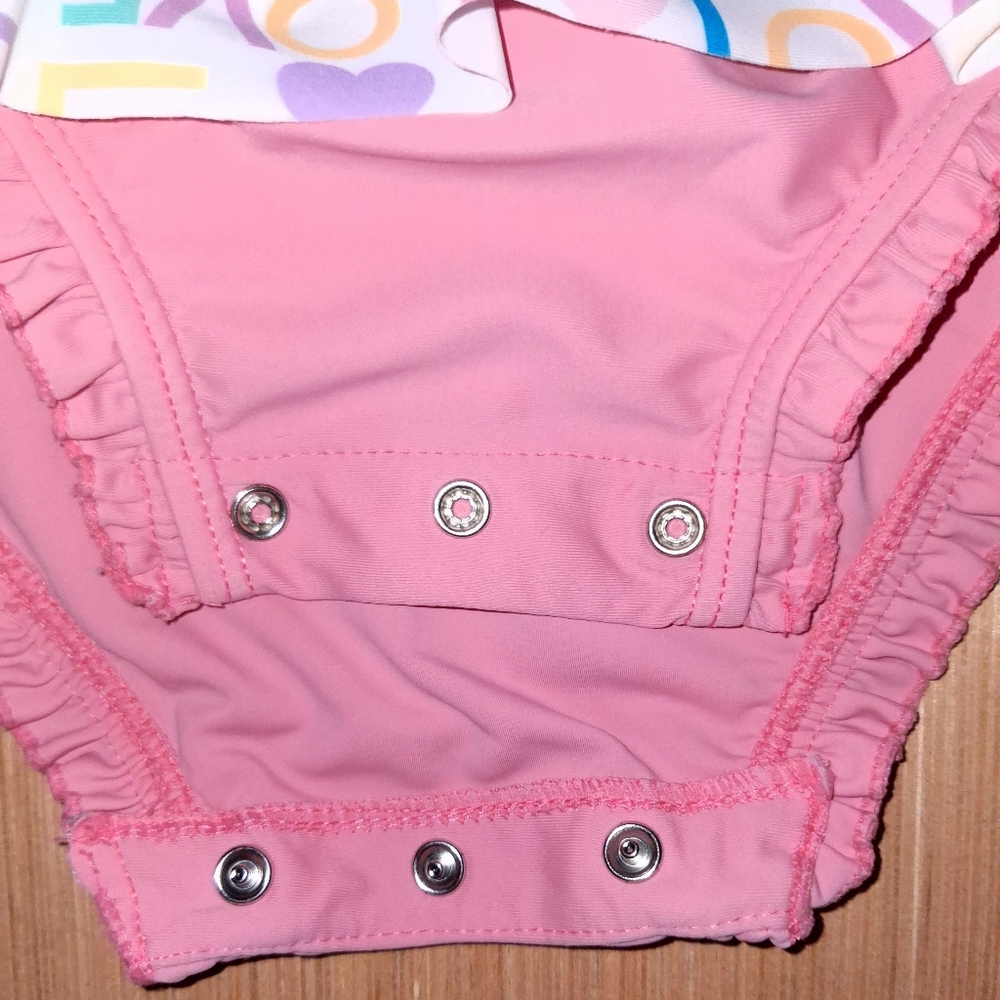 Ruffle Butts 18-24m 1 piece rash guard swimsuit - Picture 4 of 10
